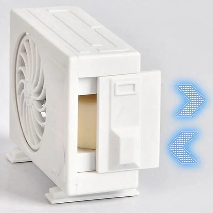 Solar-Powered Rotating Car Air Freshener — Mini AC Style