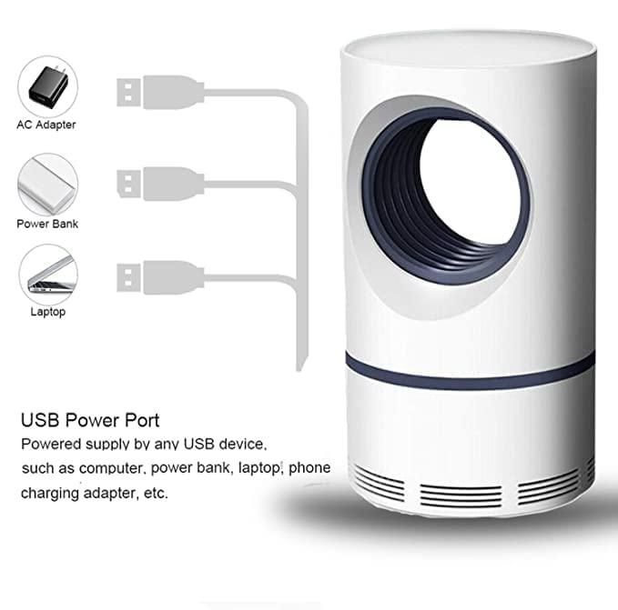 USB LED Mosquito Killer Lamp – Electronic Bug Trap Lamp for Home & Outdoor
