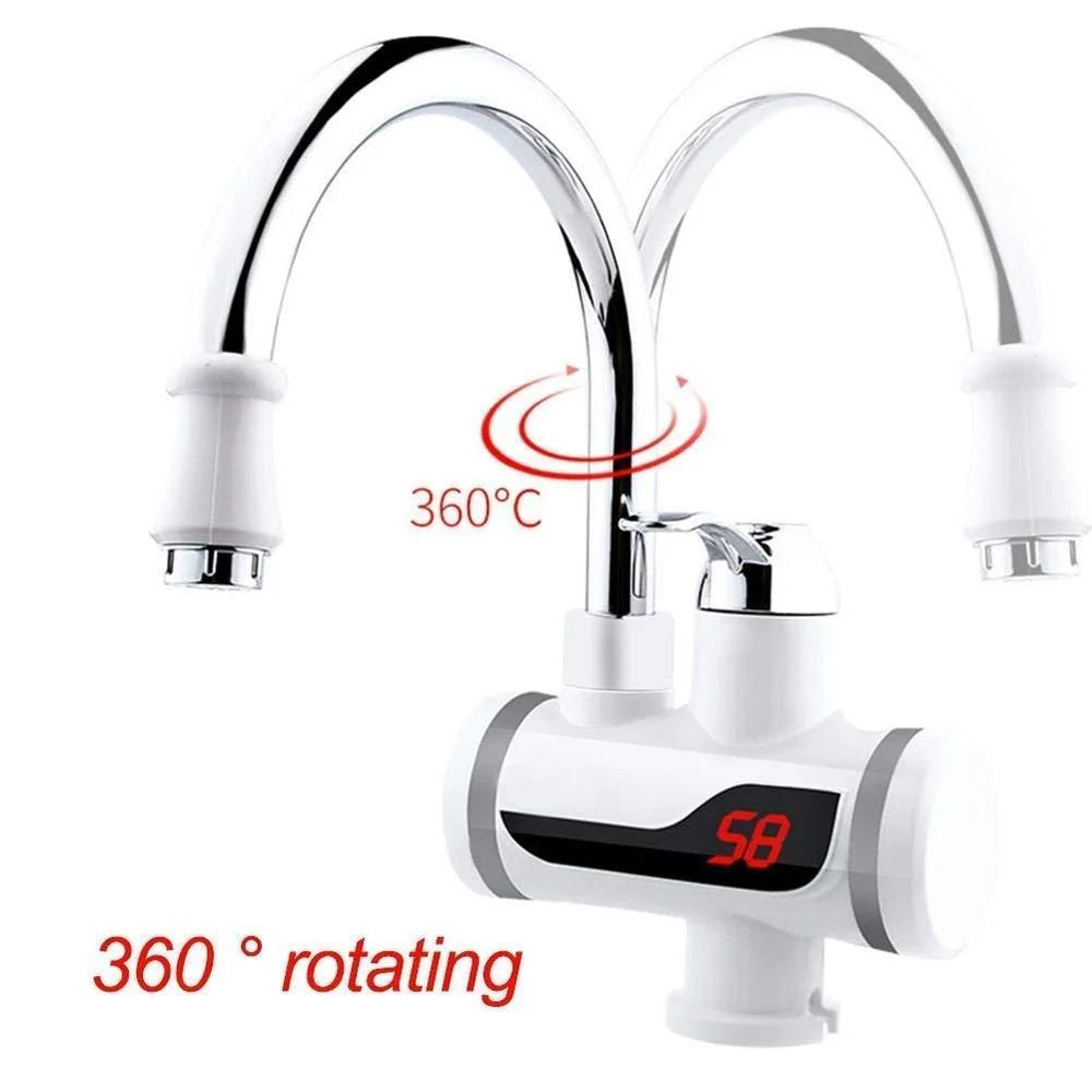Tankless Instant Electric Water Heater Tap with LED Display