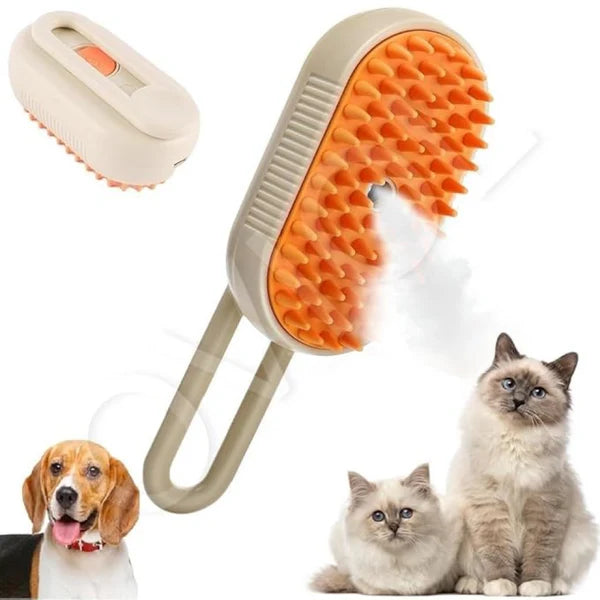 Pet Steam Grooming Brush