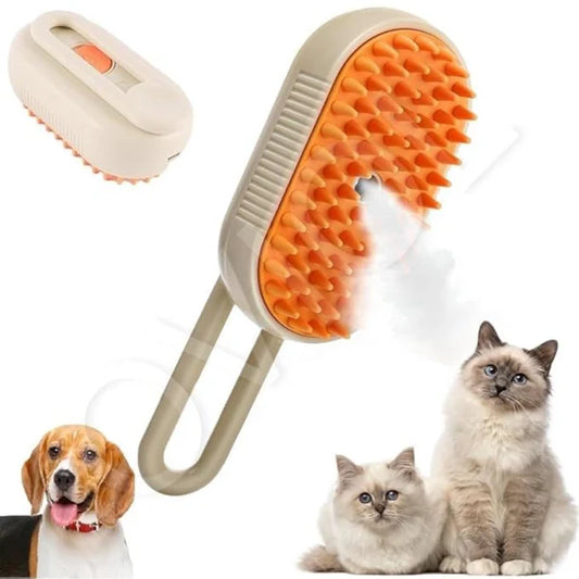 Pet Steam Grooming Brush