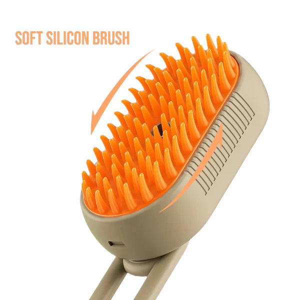 Pet Steam Grooming Brush