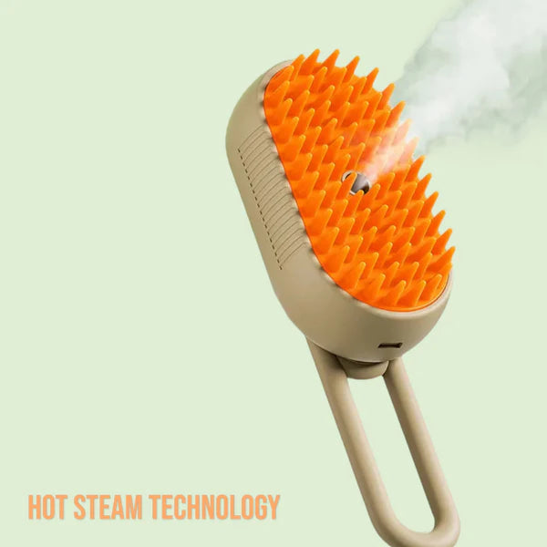 Pet Steam Grooming Brush