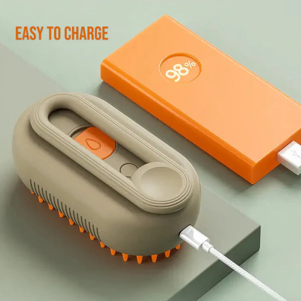 Pet Steam Grooming Brush